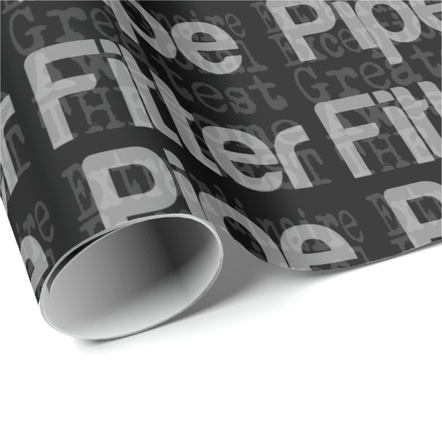 Pipe Fitter Extraordinaire Wrapping Paper (Roll Corner)
