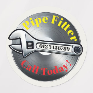 Pipe Fitter Sticker – Business Advertisement