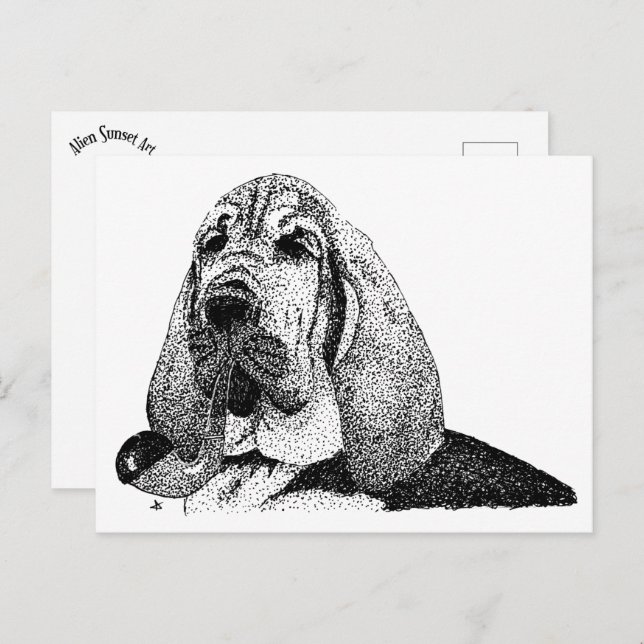 Pipe Hound Postcard (Front/Back)