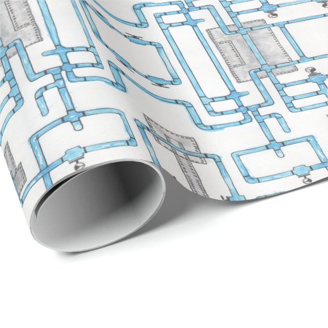 Pipe mania wrapping paper (Roll Corner)