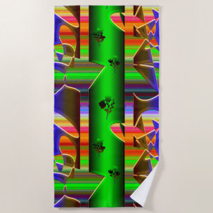 Pipe Network 2 Beach Towel