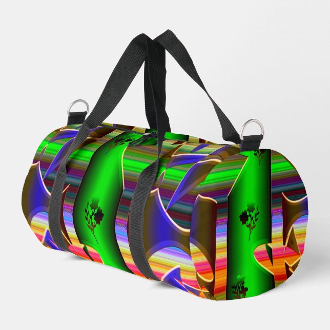 Pipe Network 2 Duffle Bag (Left Corner)