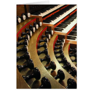 Pipe organ console, Wiesbaden