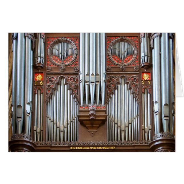 Pipe organ in Exeter Cathedral (Front Horizontal)