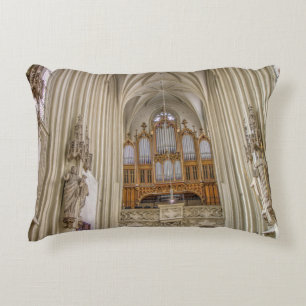 Pipe Organ Maria Am Gestade Decorative Cushion