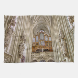 Pipe Organ Maria Am Gestade Tea Towel