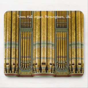 Pipe Organ mousepad - Birmingham Town Hall