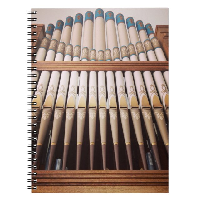 Pipe organ notebook (Front)