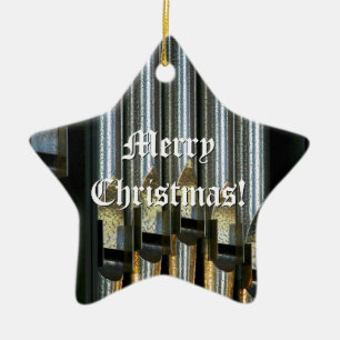 Pipe organ pipes Christmas ornament