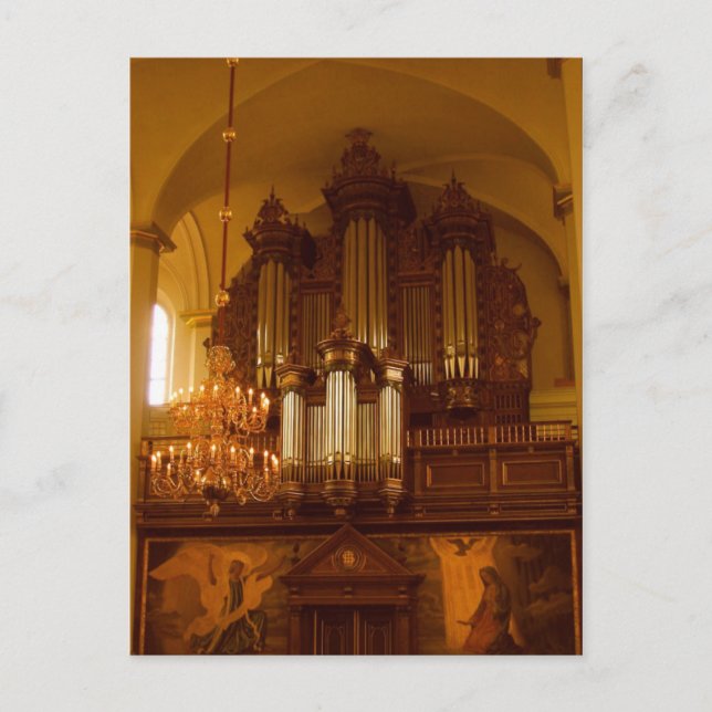 Pipe Organ postcard (Front)