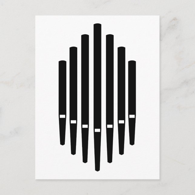 Pipe Organ Postcard (Front)