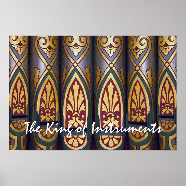 Pipe organ poster (Front)