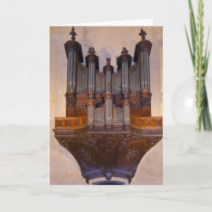 Pipe organ, Sarlat Card