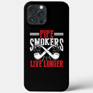 Pipe Smoking Tobacco Pipe Cigarette Smoke Cigar iPhone 13 Pro Max Case