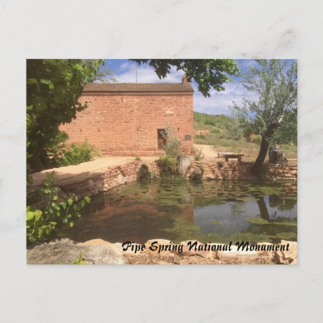 Pipe Spring National Monument Postcard (Front)