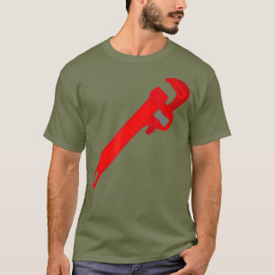 Pipe Wrench Plumber Tool T-Shirt