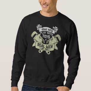 Pipefitter Plumber Plumbing Real Men Lay Pipe Sweatshirt
