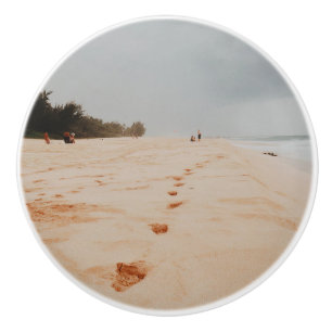 Pipeline Beach Ceramic Knob