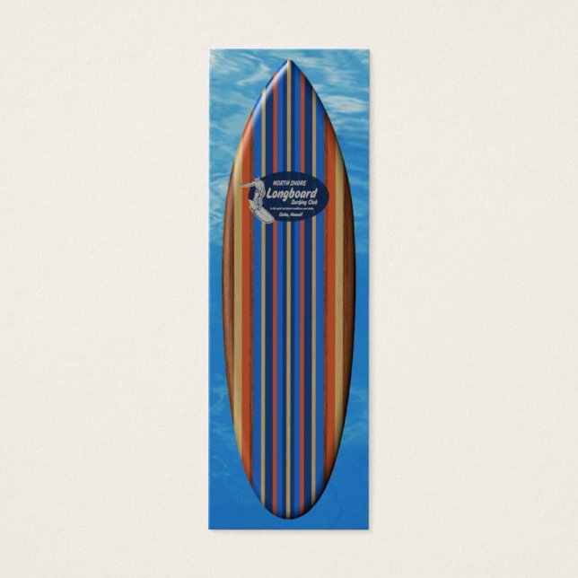 Pipeline Surfboard Bookmark (Front)