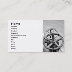 Pipeline valves business card