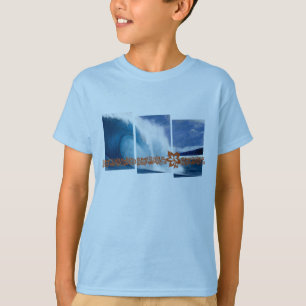 Pipeline Waves Surfing Graphic T-Shirt