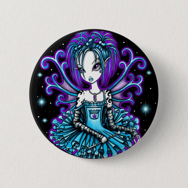 Piper Dragonfly TuTu Fairy Button (Front)