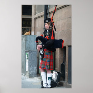 Piper on the Royal Mile Poster