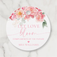 Piper Peony Floral Let Love Bloom Favour