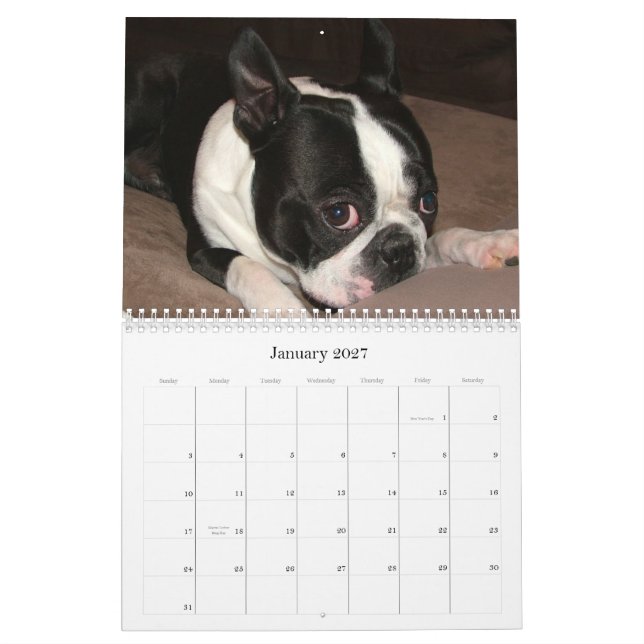 Piper & Pinocchio 2009 Calendar (Jan 2027)