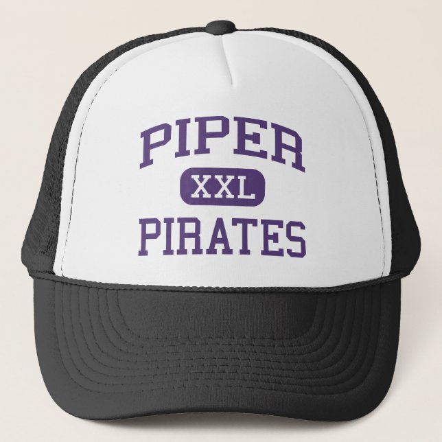 Piper - Pirates - High School - Kansas City Kansas Trucker Hat (Front)