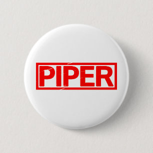 Piper Stamp 6 Cm Round Badge