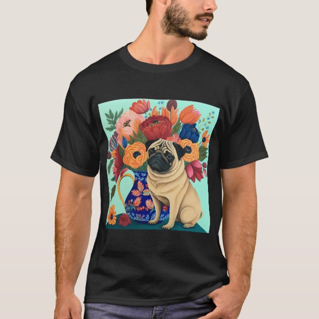 Piper the Pug T-Shirt (Front)