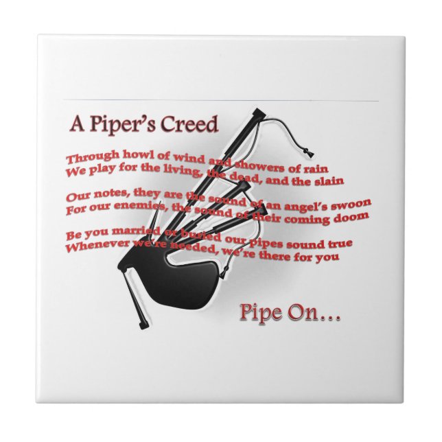 Piper's Creed Tile (Front)