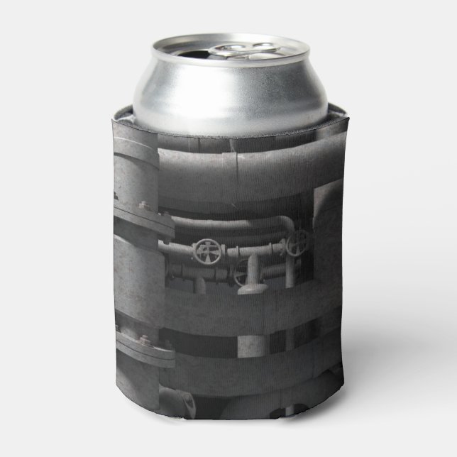 Pipes and Valves Industrial Can Cooler (Can Front)