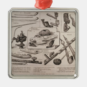 Pipes of all Peoples Metal Ornament