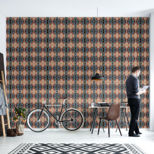 Pipes with red and blue valves medium wallpaper