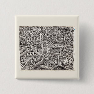 Pipescape, by Brian Benson 15 Cm Square Badge