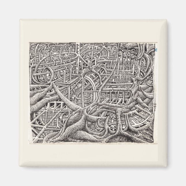 Pipescape, by Brian Benson Magnet (Front)