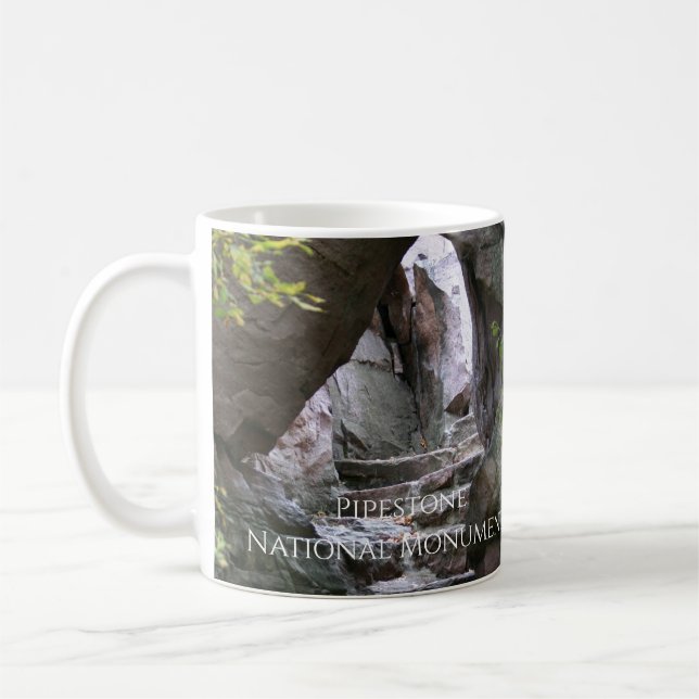 Pipestone National Monument, MN Coffee Mug (Left)