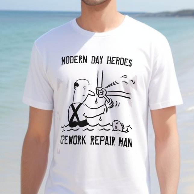 Pipework Repair Man T-Shirt (Creator Uploaded)