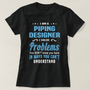 Piping Designer T-Shirt