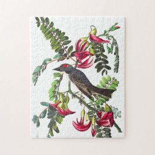 Piping Flycatcher by John James Audubon Jigsaw Puzzle