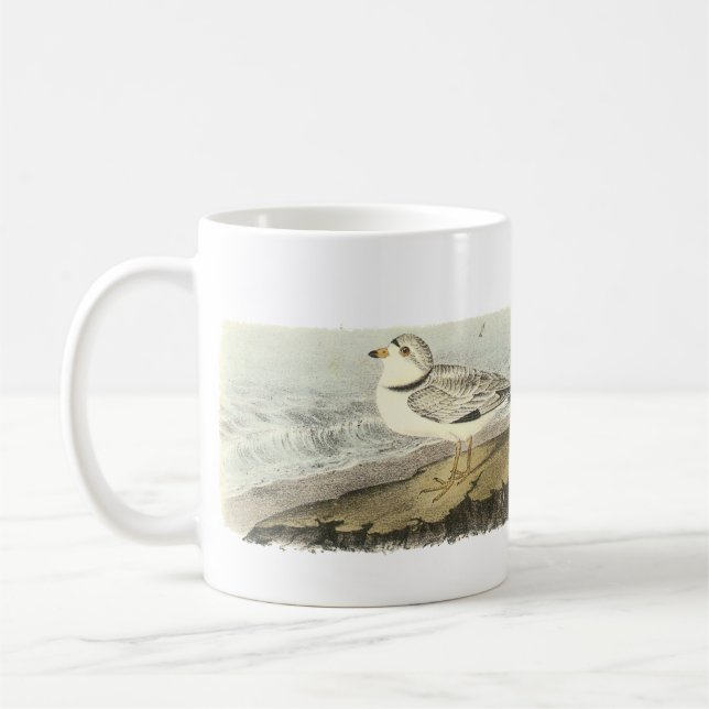 Piping Plover, John Audubon Coffee Mug (Left)