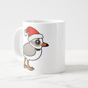 Piping Plover Santa Large Coffee Mug