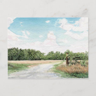 Piping Tree Ferry Road landscape Postcard