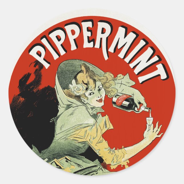 Pippermint Classic Round Sticker (Front)