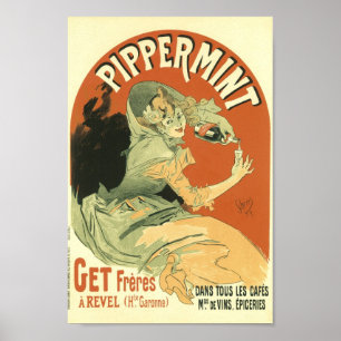 Pippermint Vintage French Advertising Poster