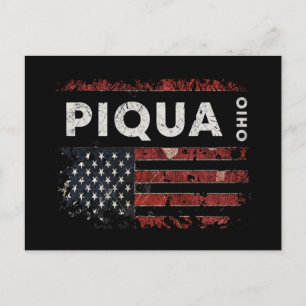 Piqua Ohio Postcard