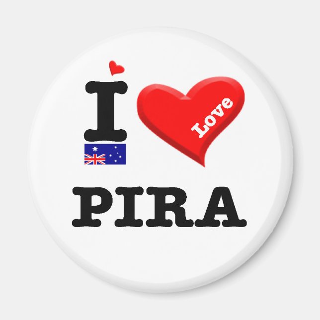 PIRA - I Love Magnet (Front)