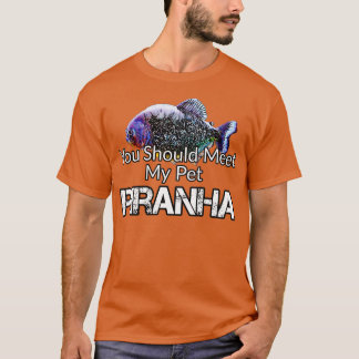 Pirahna Pet Fish Keepers Aquarium Shirts Mugs Stic